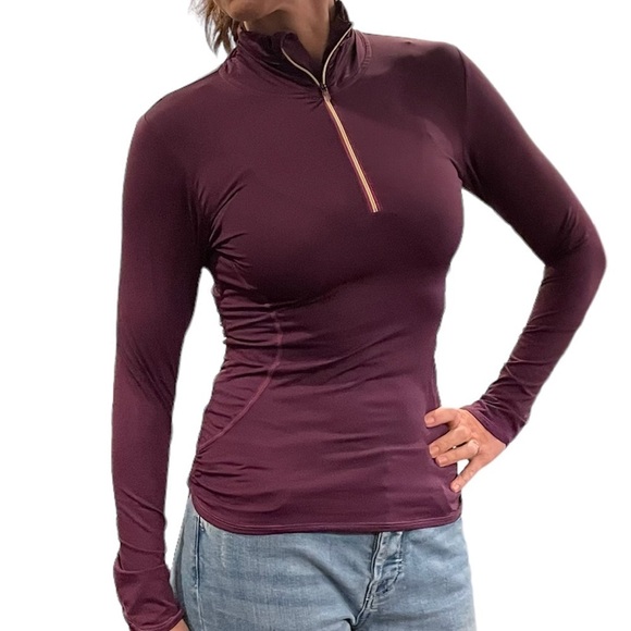 Title Nine 1/4 zip Paradigm Sports Top - Picture 1 of 12